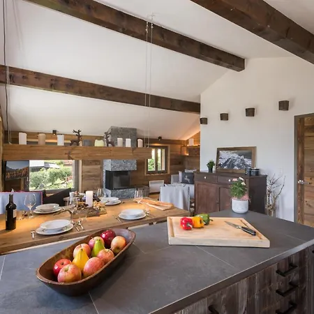 Capricorne Alpine Chique Sauna Riddes