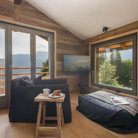 בקתה Capricorne Alpine Chique Sauna